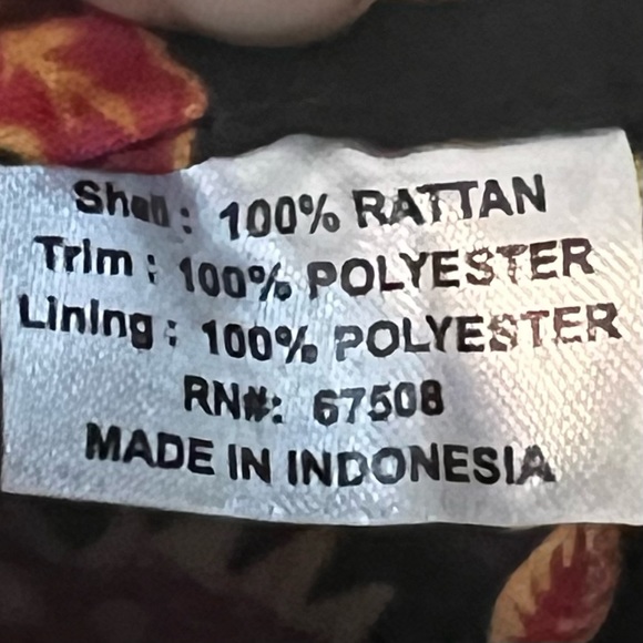 Round Rattan Women's Bag Good Condition - Picture 10 of 10